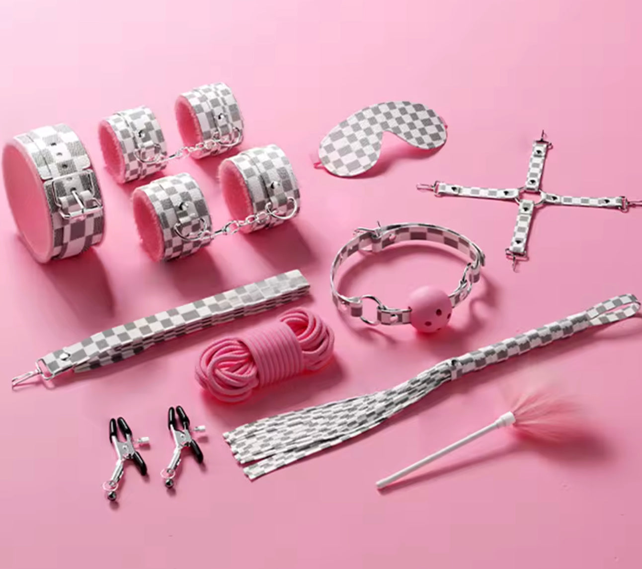 Pack 10 accessoires érotiques
